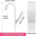 8 crochets de radiateur ronds | LIVRAISON GRATUITE, Neuf, Crochets muraux, -, -