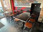 Hoge tafels, Ophalen, Gebruikt