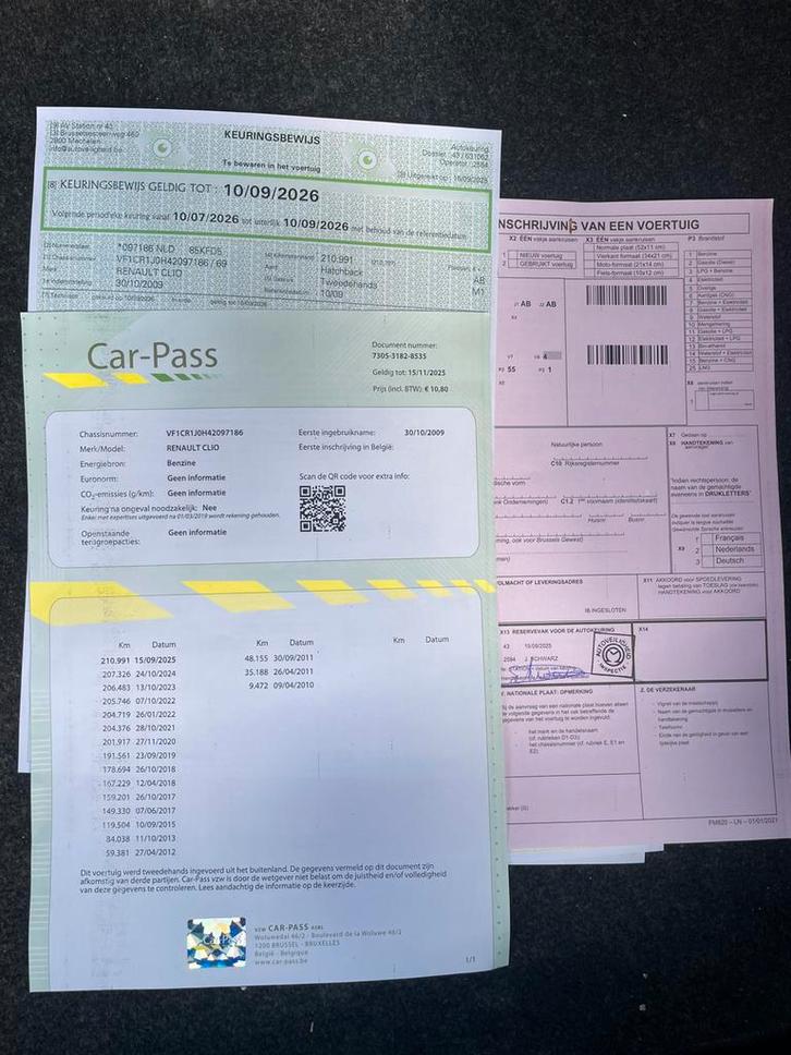 Renault Clio 3– 2010 – Essence 1.2 16V – 75 ch, Auto's, Renault, Particulier, Clio, Adaptieve lichten, Adaptive Cruise Control