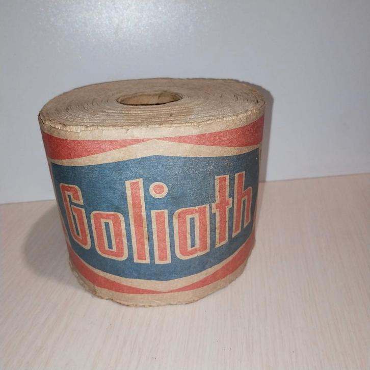 Goliath – vintage toiletpapierrol, Collections, Collections Autre, Enlèvement