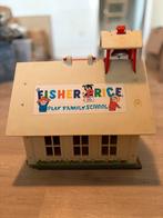 Fisher price  family school 1971, Kinderen en Baby's, Speelgoed | Fisher-Price, Ophalen of Verzenden, Gebruikt, Speelset, Met geluid