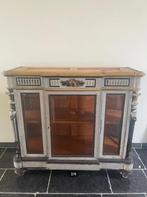 Antiek dressoir met marmeren plank, Ophalen, Gebruikt, 100 tot 150 cm, 100 tot 150 cm