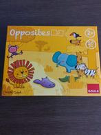 Houten puzzels Goula ’Opposites’, Kinderen en Baby's, Ophalen of Verzenden, Zo goed als nieuw