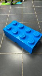 Boîte de rangement Lego - bleue, Enfants & Bébés, Comme neuf, Lego, Enlèvement ou Envoi