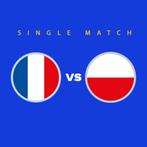 2 tickets Euro 2024 : France - Pologne, Tickets en Kaartjes, Sport | Voetbal, Juni, Overige typen, Twee personen