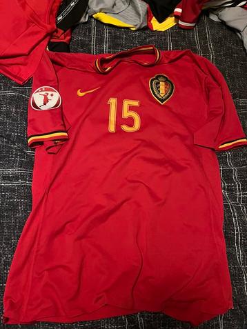 Maillot Nike Belgique diables rouges matchworn, Enlèvement ou Envoi, Maillot