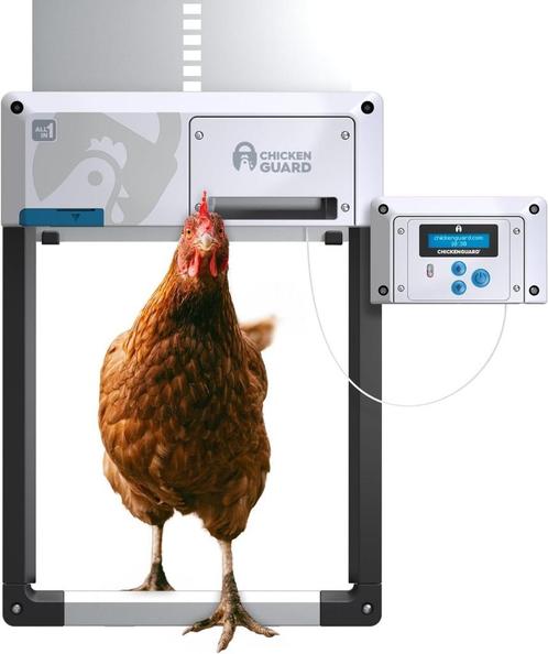kippen deur automatisch chickenguard all in one, Dieren en Toebehoren, Pluimvee | Toebehoren, Nieuw, Kippenhok of Kippenren, Ophalen of Verzenden
