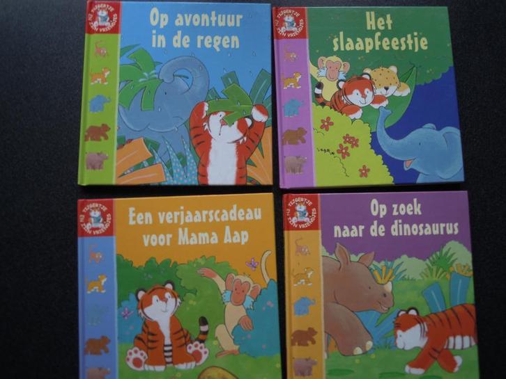 Tijgertje en zijn vriendjes 4 boekjes, Boeken, Kinderboeken | Kleuters, Ophalen of Verzenden