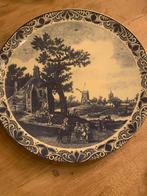 Mooi Delfts blauw bord., Antiek en Kunst, Ophalen