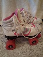 Rolschaatsen Fila maat 37 + bescherming, Enlèvement, Utilisé, Enfants