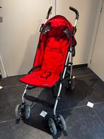 Poussette canne Aubert rouge – compacte et légère, Enlèvement, Utilisé, Autres marques, Protection de pluie