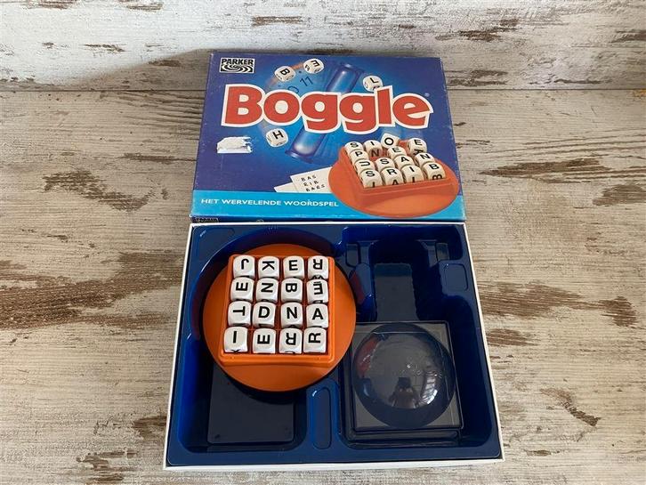 Boggle Parker het wervelende woordspel [s924], Hobby & Loisirs créatifs, Jeux de société | Jeux de plateau, Comme neuf, Envoi