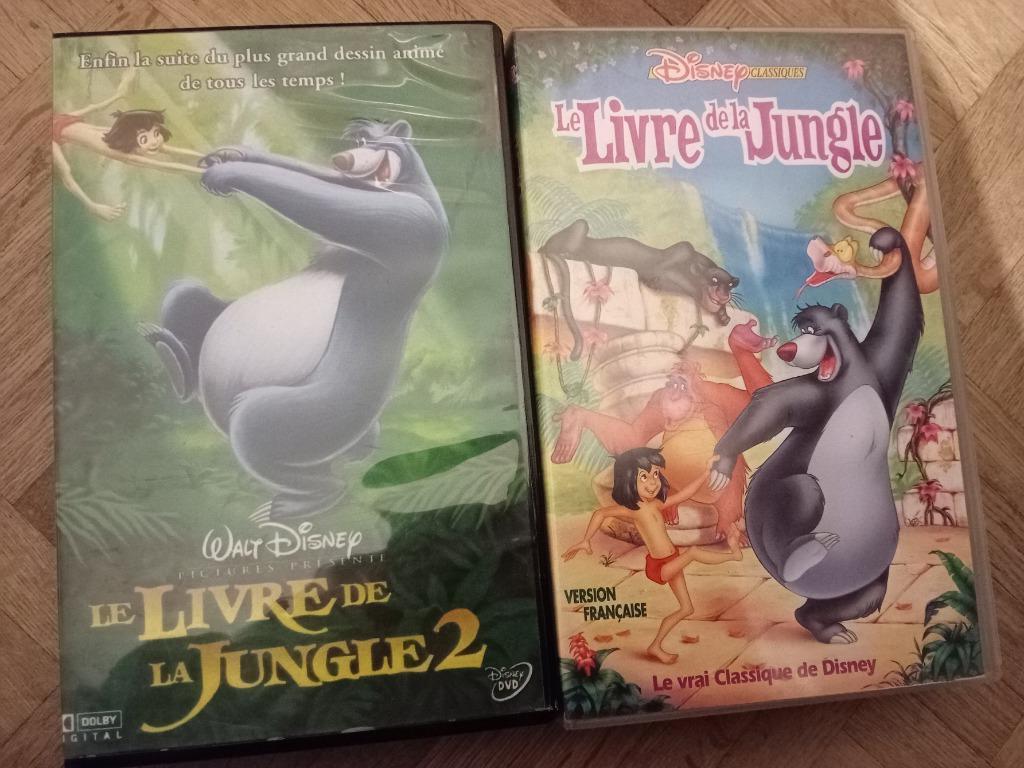 Cassette vhs le livre de la jungle, CD & DVD, Enlèvement ou Envoi