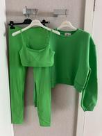 Groen sportset Na-kd Josefine hj, Ophalen, Maat 36 (S), Groen, Fitness of Aerobics