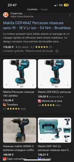 Makita ddf484z, Bricolage & Construction, Enlèvement, Comme neuf