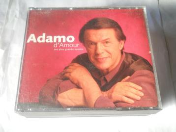 COFFRET DE 2 CD - ADAMO - D'AMOUR, Enlèvement ou Envoi, 1960 à 1980, Comme neuf, Coffret