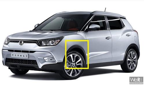 Wielrand linksvoor SsangYong Tivoli of XLV 2015 - 2019. 7951, Auto-onderdelen, Carrosserie, Spatbord, Ssangyong, Voor, Nieuw, Herkomst onderdeel bekend