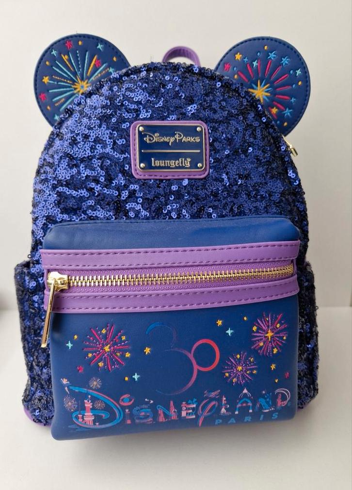 Loungegfly - Sac à dos Disney - Edition 30 ans - Neuf, Collections, Disney, Neuf, Sac, Valise ou Pochette, Autres personnages