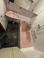 Roze ligbad, Ophalen, Gebruikt, Met bad