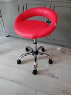 bureaustoel in rood leder, nieuw niet gebruikt, Maison & Meubles, Chaises de bureau, Chaise de bureau, Enlèvement, Rouge, Neuf