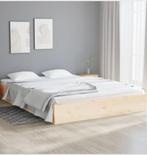 Bed 120 x 190, Ophalen, Beige, 190 cm of minder, Zo goed als nieuw