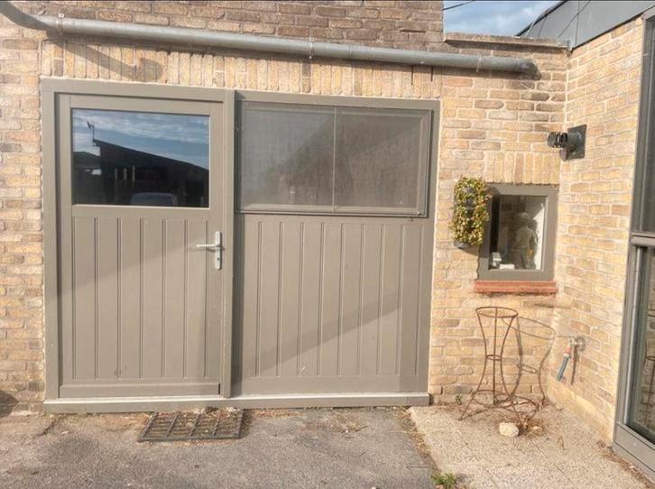 Deur met zijlicht, Tuin en Terras, Tuinhuizen, Zo goed als nieuw, Ophalen