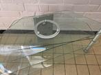 Glazen tv meubel, Huis en Inrichting, Kasten |Televisiemeubels, Ophalen, 100 tot 150 cm, Minder dan 100 cm, 25 tot 50 cm
