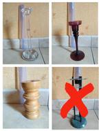 kandelaars kaarsen decoratie moederdag valentijn huwelijk, Ophalen of Verzenden, Zo goed als nieuw