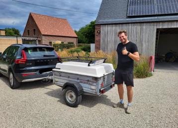 Bagagewagen / aanhangwagen te huur | Afsluitbaar | 800L beschikbaar voor biedingen