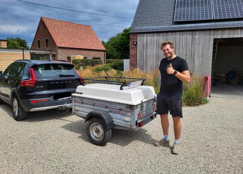 Bagagewagen / aanhangwagen te huur | Afsluitbaar | 800L, Auto diversen, Aanhangers en Bagagewagens, Zo goed als nieuw, Ophalen