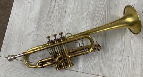 Zwitserse Wilson C trompet ongelakt met 2  triggers, Muziek en Instrumenten, Blaasinstrumenten | Overige, Gebruikt, Koperblazer
