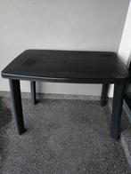 Antracietgrijze tuintafel, Ophalen, Gebruikt, Rechthoekig, Plastic