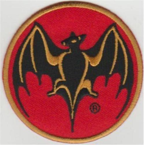 Bacardi stoffen opstrijk patch embleem, Verzamelen, Kleding en Patronen, Nieuw, Verzenden