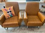 vintage zetels, Huis en Inrichting, Ophalen, Gebruikt, Eenpersoons, Rechte bank