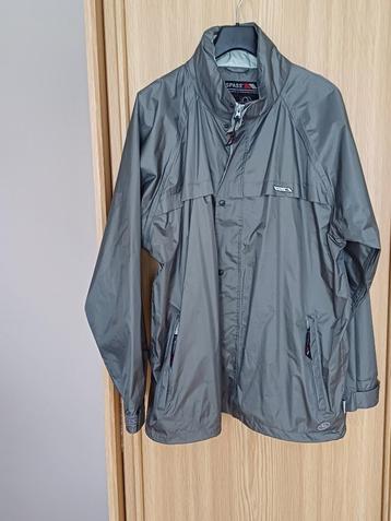 Grijze regenvest heren Trespass Maat L, Neuf, Gris, Taille 52/54 (L), Trespass
