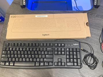 Clavier Logitech K120 QWERTY beschikbaar voor biedingen