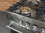 🔥Luxe Boretti Fornuis 100cm RVS + RVS 2 ovens 6 gaspitten, 60 cm of meer, Ophalen of Verzenden, Zo goed als nieuw, Energieklasse A of zuiniger
