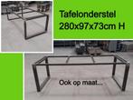 NIEUW tafelonderstel 280x97x73cm H - tuintafel - eettafel, Huis en Inrichting, Tafels | Eettafels, Ophalen, 50 tot 100 cm, Vijf personen of meer