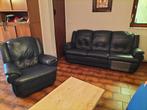 Ensemble salon canapé 3 personnes +1, Ophalen, Gebruikt, Driepersoons, Rechte bank