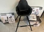 childhome Evolu 2 Stoel Zwart met eetblad en set lange poten, Kinderen en Baby's, Kinderstoelen, Ophalen, Gebruikt, Meegroeistoel