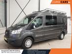 Ford Transit 130pk L3H2 Dubbele Cabine 6-Zits Airco Cruise c, Bedrijf, Ford, Zilver of Grijs, Parkeersensor