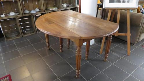 eiken tafel uittrekbaar tot 500 x 140 cm, plaats voor 20 p, Antiek en Kunst, Antiek | Meubels | Tafels, Ophalen