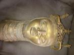 Masque africain oba cuivre ou bronze ou?, Ophalen of Verzenden, Brons