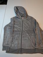 Here & There licht grijs fluwelen golfje met rits 134/140, Kinderen en Baby's, Kinderkleding | Maat 134, Ophalen of Verzenden