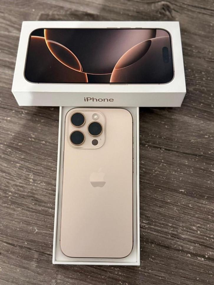 iPhone 16 Pro, Télécoms, Téléphonie mobile | Apple iPhone, Comme neuf, 128 GB, Sans abonnement, Sans simlock, iPhone 16, Or, Enlèvement ou Envoi