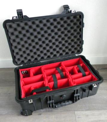 Peli Case 1510 met trolley en Red Dividers  € 265.00 ex btw beschikbaar voor biedingen