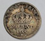 20 cent 1866 BB, zeldzaam, Ophalen of Verzenden, 20 cent