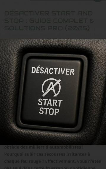 Stop & Start Off-service - Deactivering  beschikbaar voor biedingen