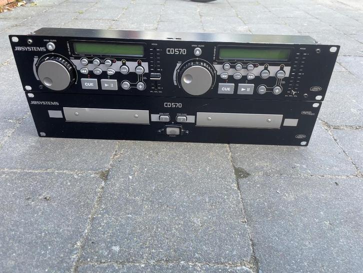 JBsystems CD570 dubbele cd speler, Audio, Tv en Foto, Cd-spelers, Nieuw, Overige merken, Ophalen of Verzenden