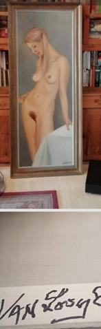 ✓MOOIE GROTE VAN LOOY Schilderij op doek gesigneerd & datum, Ophalen